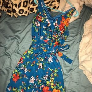 Flowery short dress
